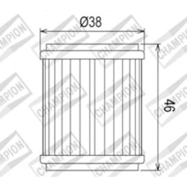 Champion COF041 (141) Oil Filter