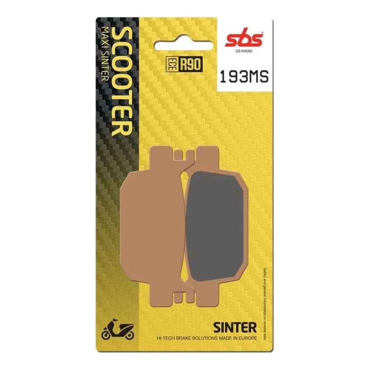 SBS Sintered Maxi Scooter Front Brake Pads - 193MS