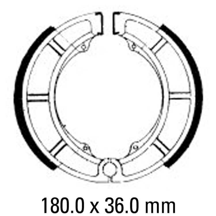 Ferodo FSB784 Brake Shoe Set