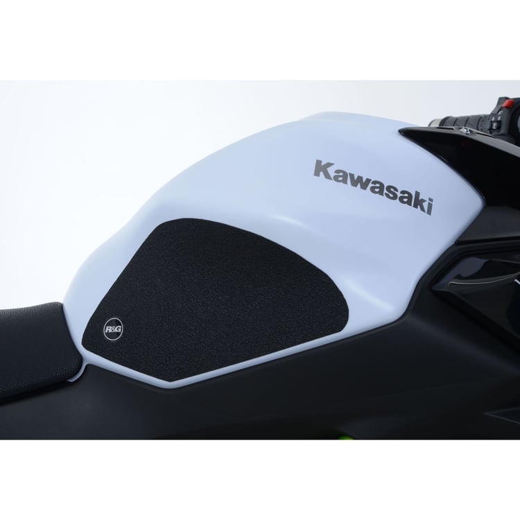 R&G Kawasaki Z650/Ninja 650 Black Tank Traction Grips