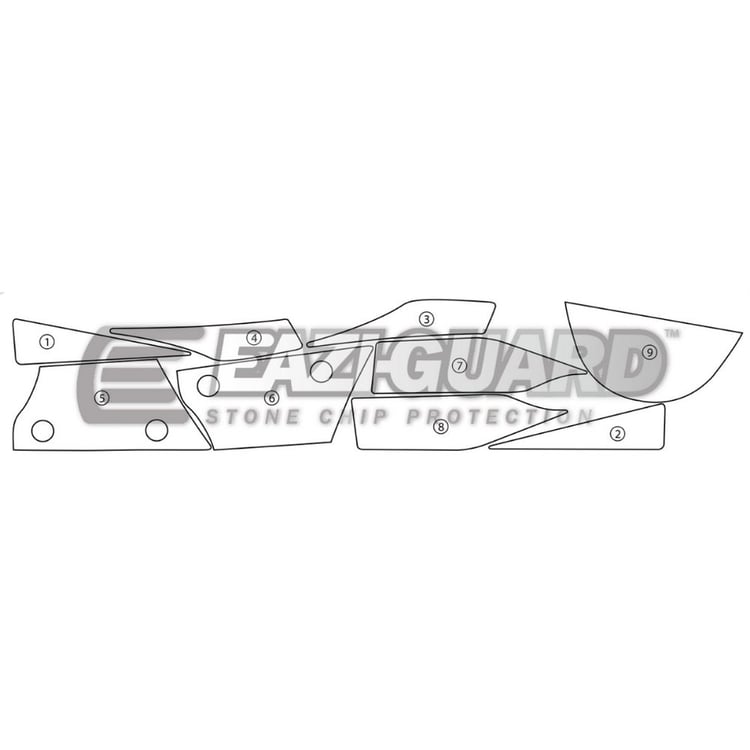 Eazi-Guard Kawasaki ZX-10R 2011 - 2015 Gloss Paint Protection Film