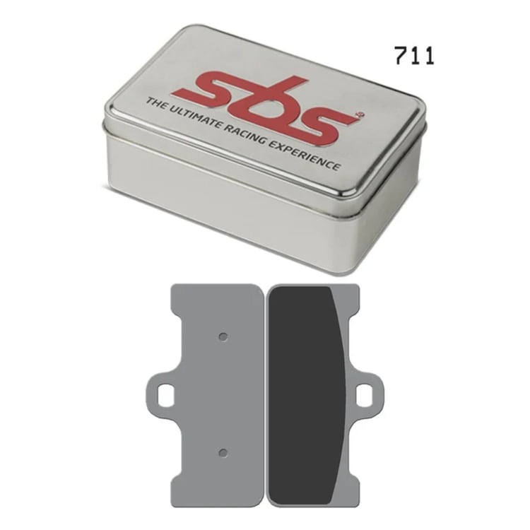 SBS Dual Sinter Racing Front Brake Pads - 711DS