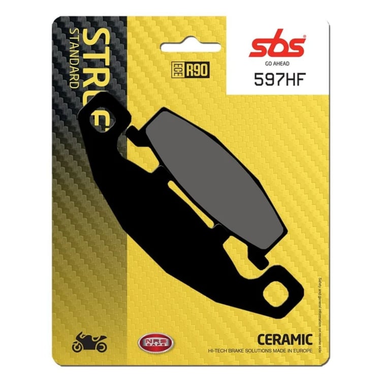 SBS Ceramic Front / Rear Brake Pads - 597HF