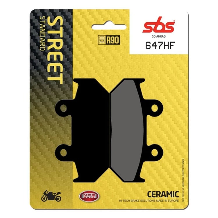 SBS Ceramic Front / Rear Brake Pads - 647HF