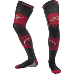 Alpinestars Knee Brace Red/Black/Grey Socks