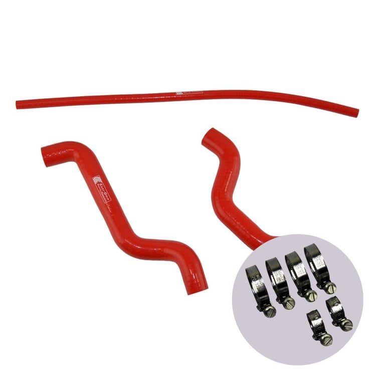 Eazi-Grip Suzuki SV650 Red Silicone Hose and Clip Kit