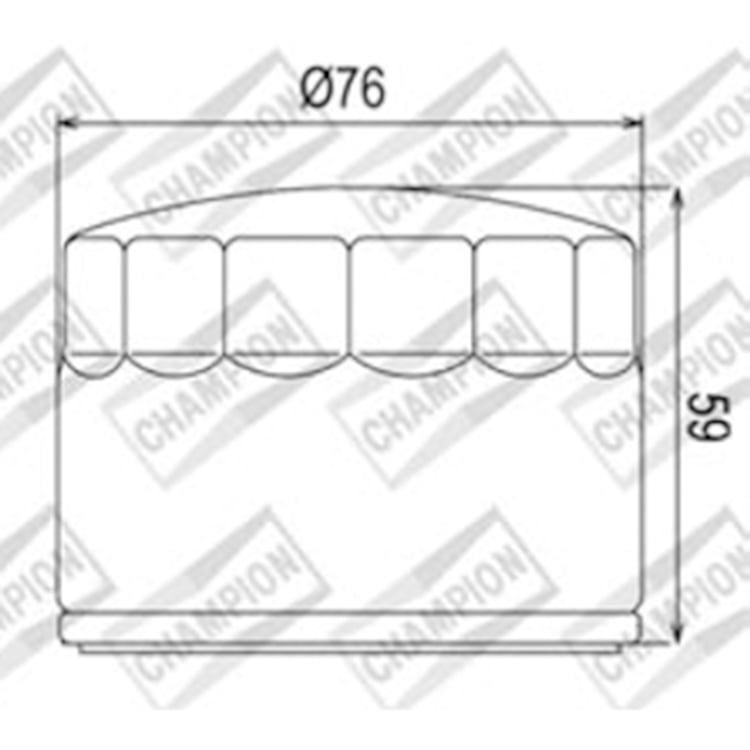 Champion COF452 (552) Oil Filter