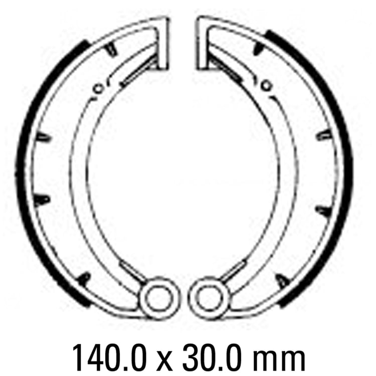 Ferodo FSB824 Brake Shoe Set