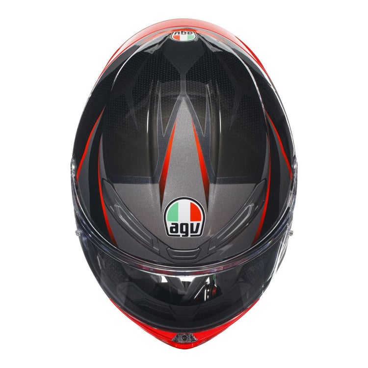 K3 Photochromic Visor Agv K6 S E2206 Karve Helmet White Red Matt