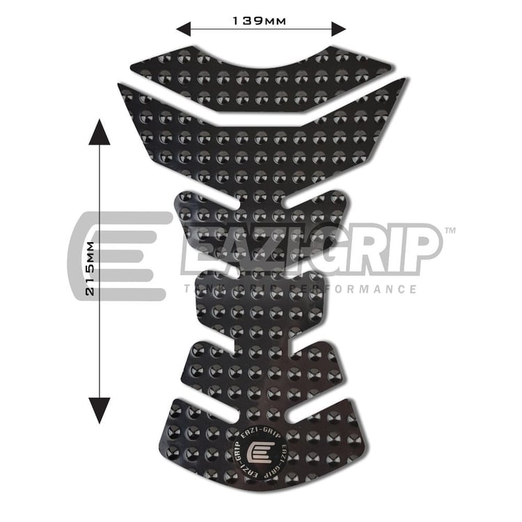 Eazi-Grip EVO D 139mm x 215mm Black Centre Tank Pad