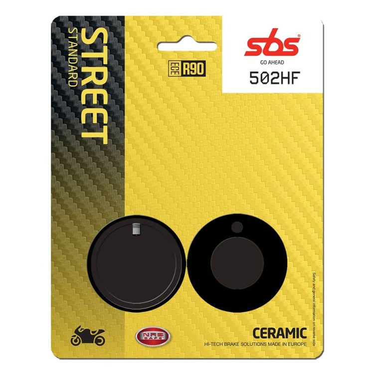 SBS Ceramic Front / Rear Brake Pads - 502HF