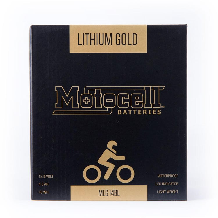 Motocell Lithium Gold MLG14BL 48WH Battery