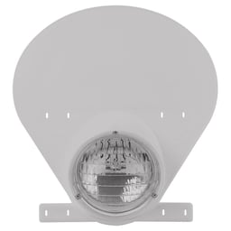 Polisport Preston Petty White Headlight Number Plate LED